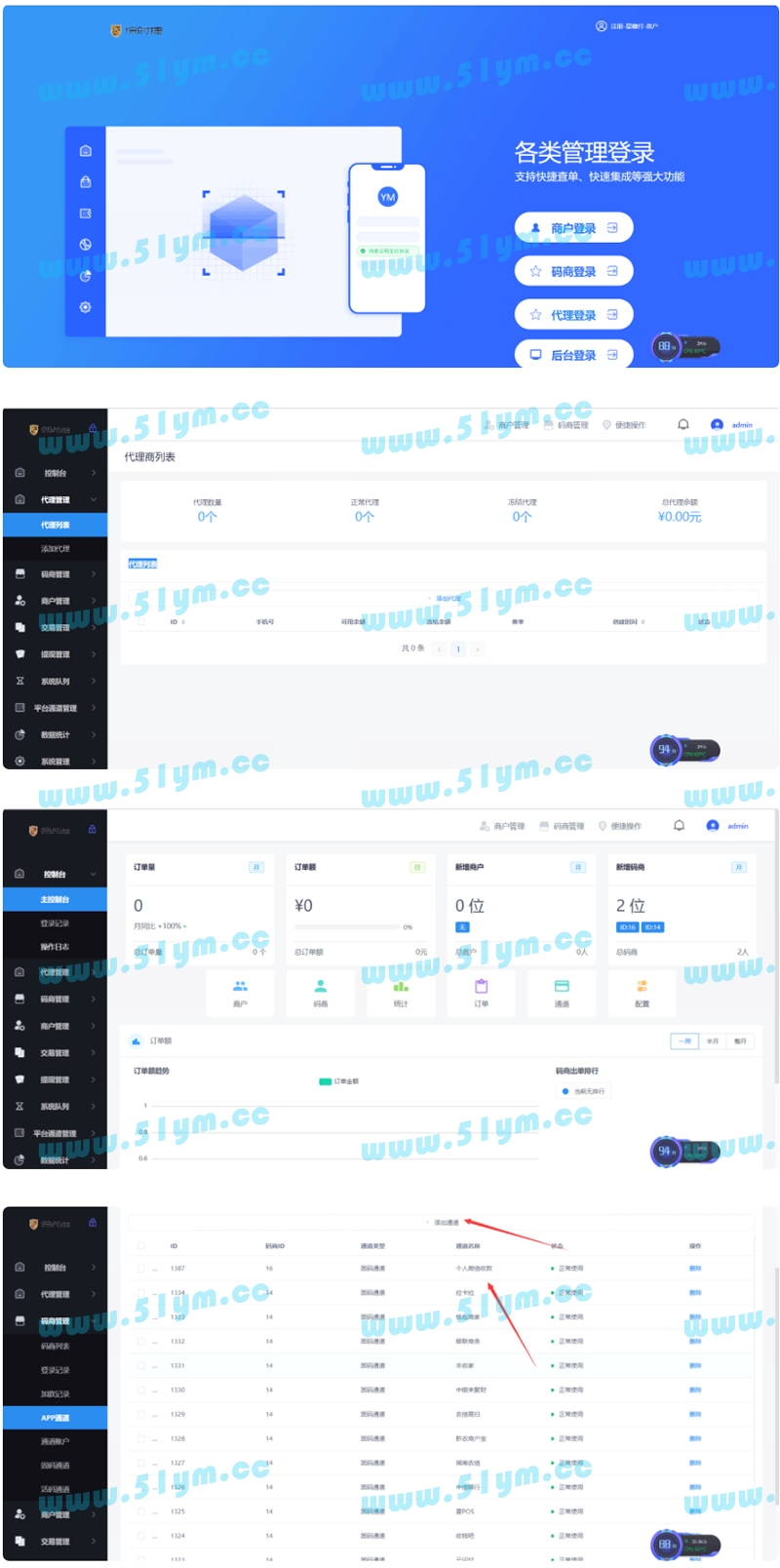 图片[1]-最新更新云码支付，星糖付多合一全自动码商，商户，代理，支付一体系统完整数据源码-51源码
