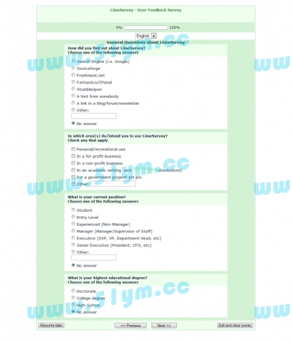 图片[1]-开源问卷调查LimeSurvey v4.0.0 正式版-51源码