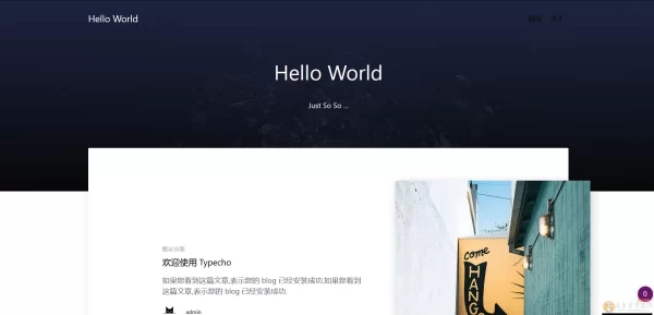 图片[1]-左右图文排版typecho主题，CREAMy模板-51源码
