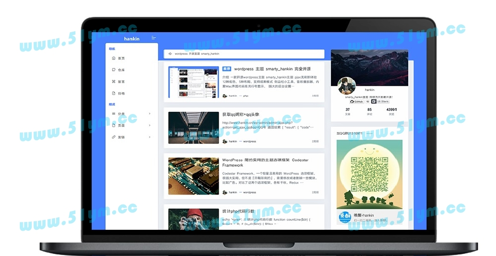 图片[1]-WordPress主题唤醒一款非常强大且开源免费的主题-51源码